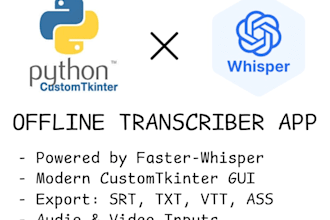 write a python script for speech to text using faster whisper