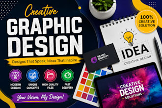 creative graphic design placeholder demo layout