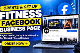 create and optimize facebook business pages for gyms and fitness coaches