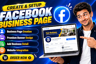 create and setup your facebook business page fb page