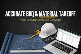 do accurate construction material takeoff and boq estimation