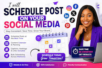 schedule post on your social media
