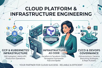 build gcp infrastructure manually or with terraform and deploy on gke autopilot