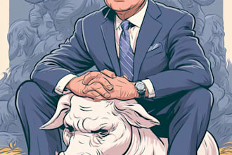 make a political or satirical cartoon