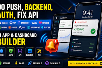 push backend auth base44 wp emergent wix lovable shopify claude eas app builder