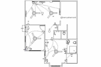draft professional electrical system drawings in autocad