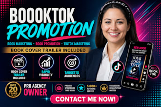 booktok promotion, book marketing, book promotion and tiktok marketing