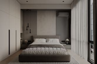 create realistic 3d bedroom rendering and visualization