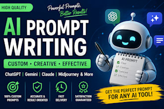 write ai prompts, youtube scripts, and SEO content
