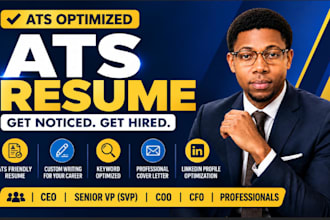 write an executive ats resume for ceos, vps and directors