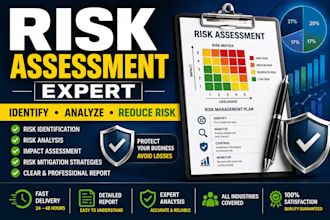 do professional risk assessment, risk analysis and risk management report