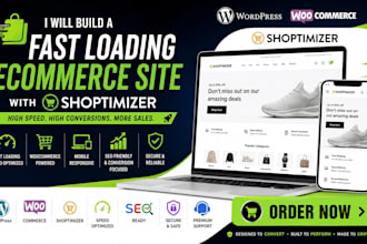 build a fast loading ecommerce site with shoptimizer theme