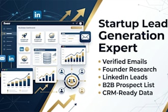 build a targeted startup lead list with verified emails