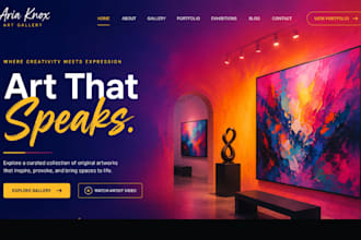 design squarespace artwork gallery portfolio website fine art artist website