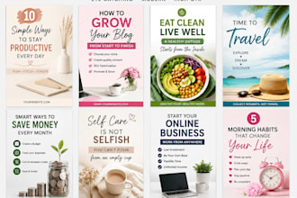 design eye catching pinterest pins in canva