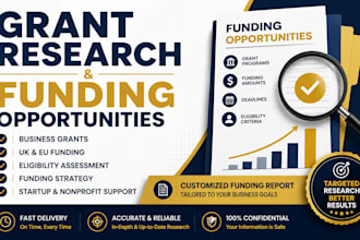 do grant research, business grants and funding opportunities