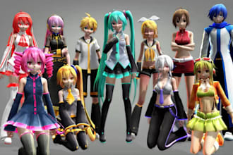 fix, edit, port and pro rig vrchat model, vroid vrm, warudo, koikatsu, mmd, gmod