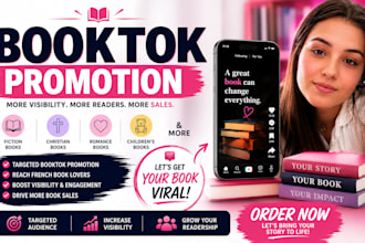 do french booktok book promotion ebook marketing author book sales titok booktok
