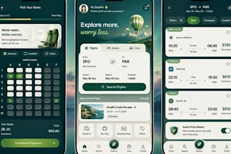 develop booking mobile app for reservation, appointment and scheduling business