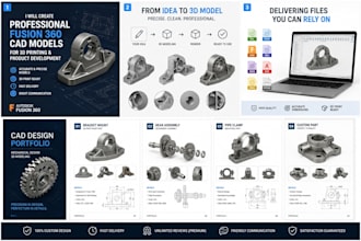 create professional 3d cad models in fusion 360 for 3d printing