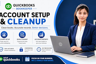 do quickbooks bookkeeper for account setup and cleanup