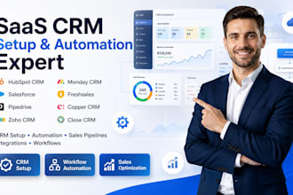 build CRM workflow with hubspot salesforce pipedrive zoho monday copper CRM