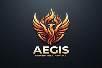 design a powerful phoenix logo for your brand