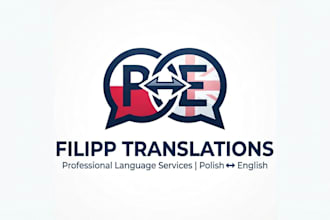do professional english to polish and polish to english human translation