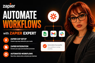 automate workflow with zapier zap, zapier integration, zapier automation expert