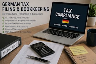 file german vat, corporate tax, income tax and bookkeeping services
