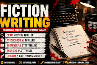 write a crime mystery thriller novel with suspense psychological plot twist