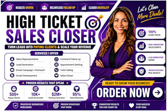 sales closer sales representative lead generation b2b sales agent sales rep