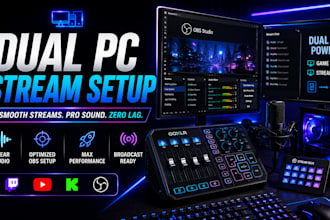 optimize dual PC streaming for broadcast ready obs and goxlr creators