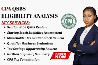 provide a CPA qsbs eligibility analysis for section 1202 exclusion