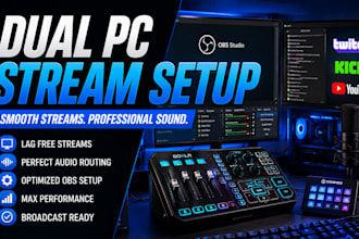 optimize dual PC streaming for broadcast ready obs and goxlr creators