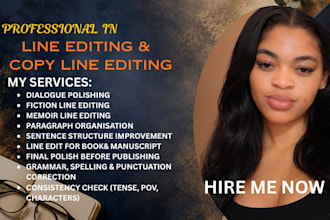 do line copy edit proofread your novel manuscript book for publishing