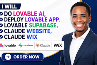 do lovable ai, deploy lovable app, lovable supabase, claude website claude wix