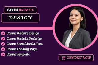 canva website deisgn canva landing page canva social media post canva template