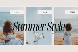 design, redesign squarespace website for business