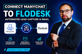 connect manychat to flodesk for automated lead capture and email