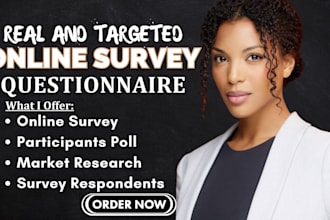 gather 1000 participants online questionnaire surveys respondents quiz form poll