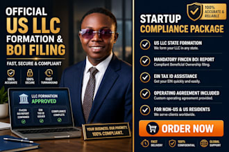 do US llc formation, boi report filing and corporate compliance