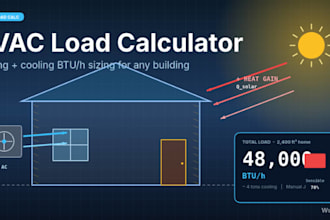 calculate hvac manual j heating and cooling loads for your residential