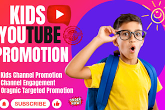 do kids youtube video promotion and video playlist