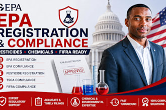 handle your epa registration for pesticides and chemicals