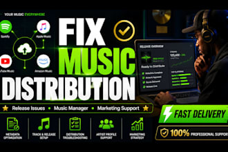 fix distribution issues, music distribution, music manager, and music marketing