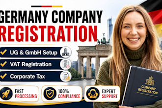 do germany company registration, ug gmbh setup, vat registration, corporate tax