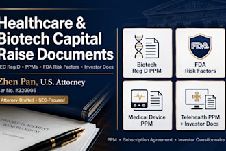 draft an attorney backed medical device startup ppm