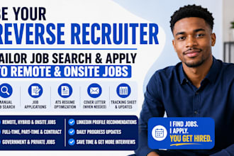 be your reverse recruiter and search apply for jobs