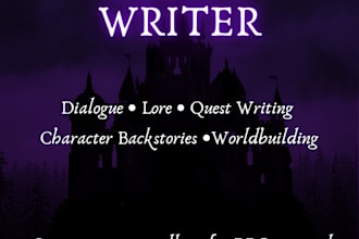 write compelling video game dialogue